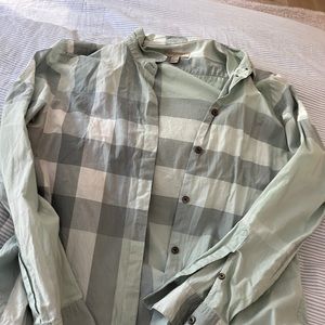 Long sleeve button up Burberry shirt